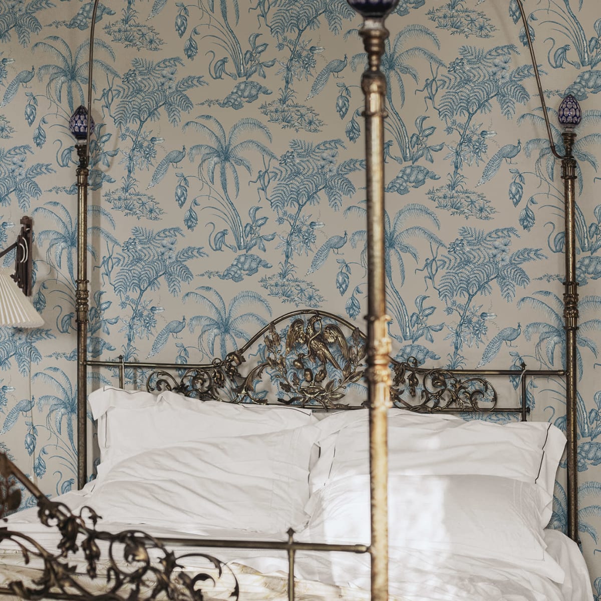 Moa Wallpaper - Indigo Blue - Sandberg - S10431 - Premier Wallcovering