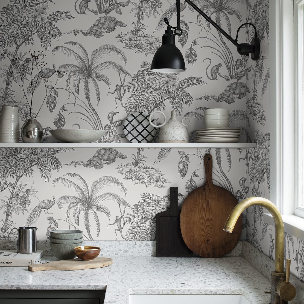 Moa Wallpaper - Sandstone - Sandberg - 240-09 - Premier Wallcovering