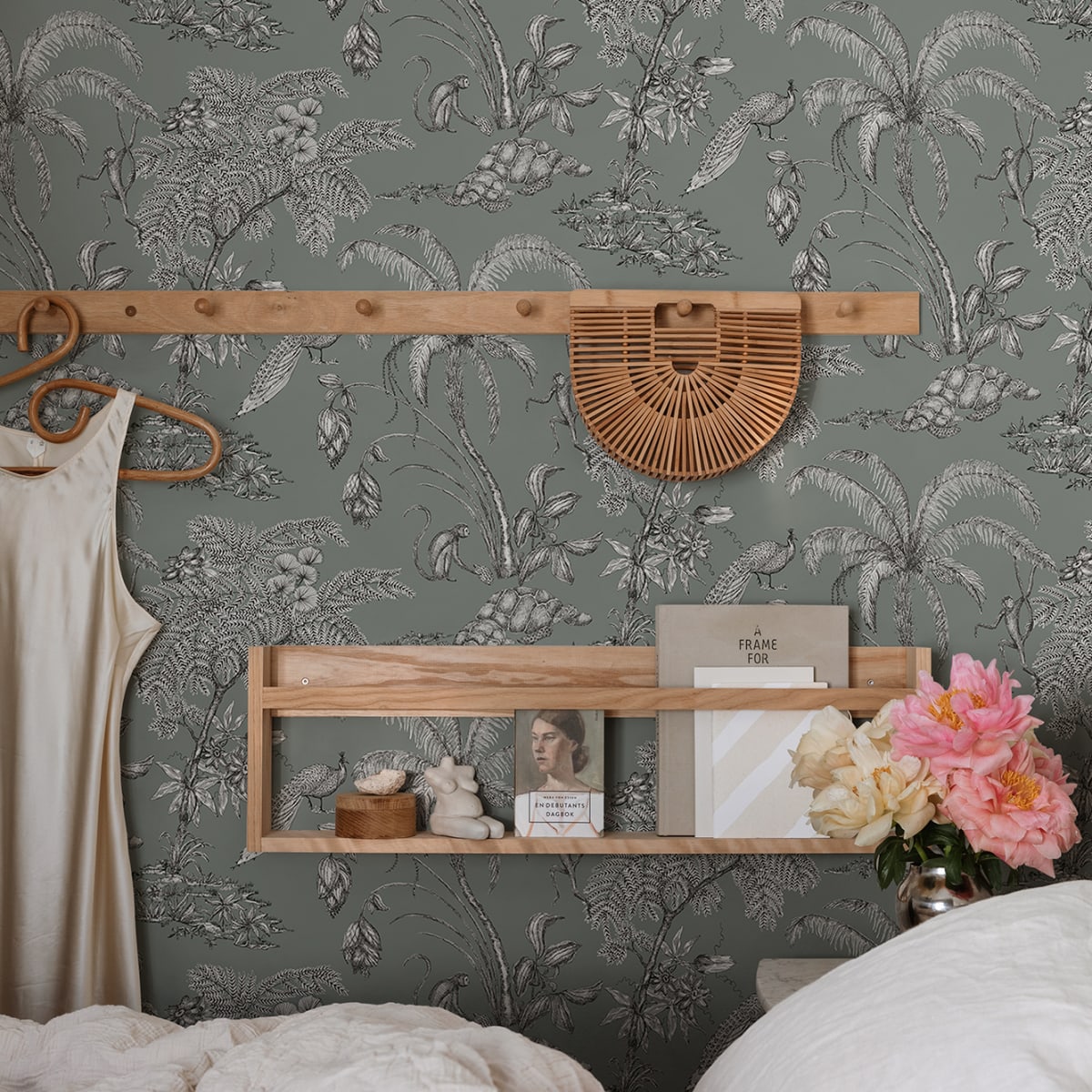 Moa Wallpaper - Juniper - Sandberg - 240-68 - Premier Wallcovering