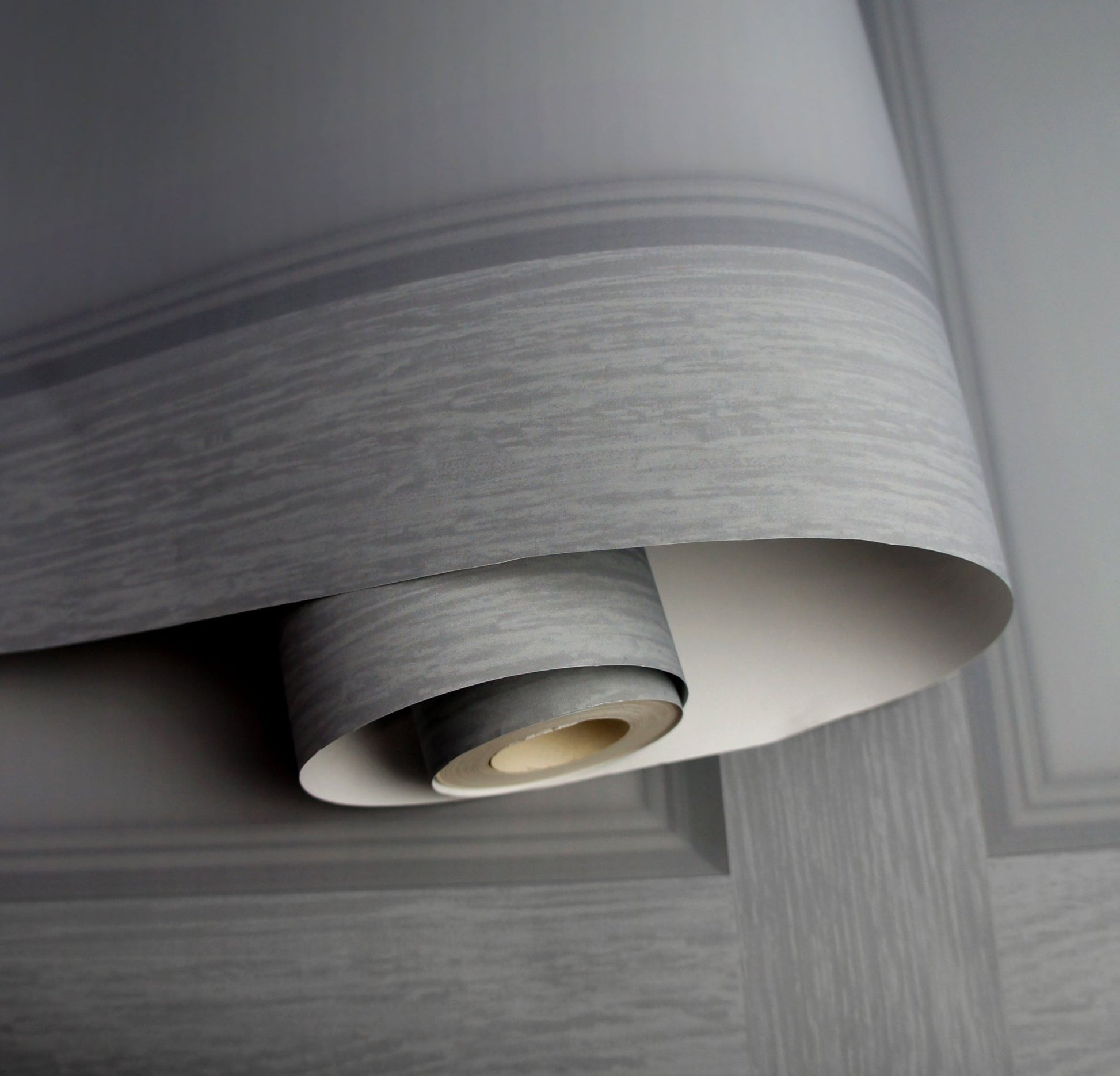 Modern Wood Panel Wallpaper - Grey - Holden Décor - 12981 - Premier Wallcovering