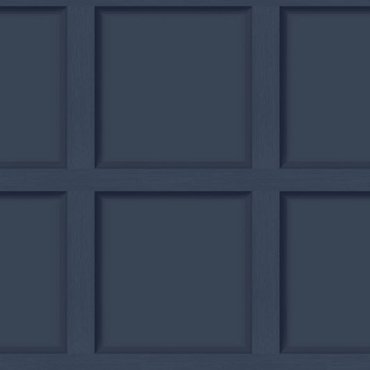 Modern Wood Panel Wallpaper - Navy Blue - Holden Décor - 12980 - Premier Wallcovering