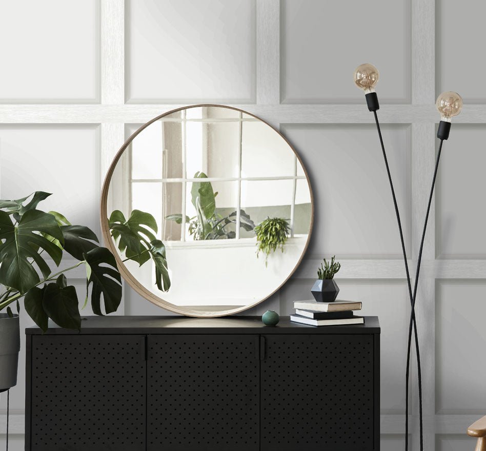 Modern Wood Panel Wallpaper - Dove - Holden Décor - 12983 - Premier Wallcovering