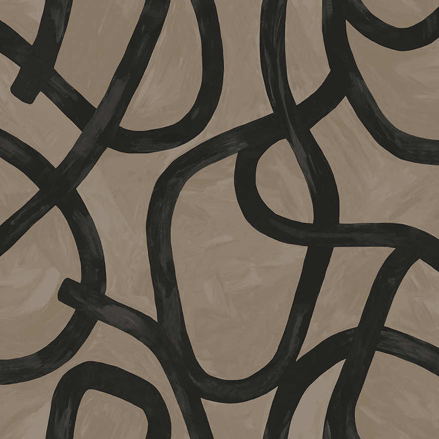 Moleta Wallpaper - Taupe - Holden Décor - 91501 - Premier Wallcovering