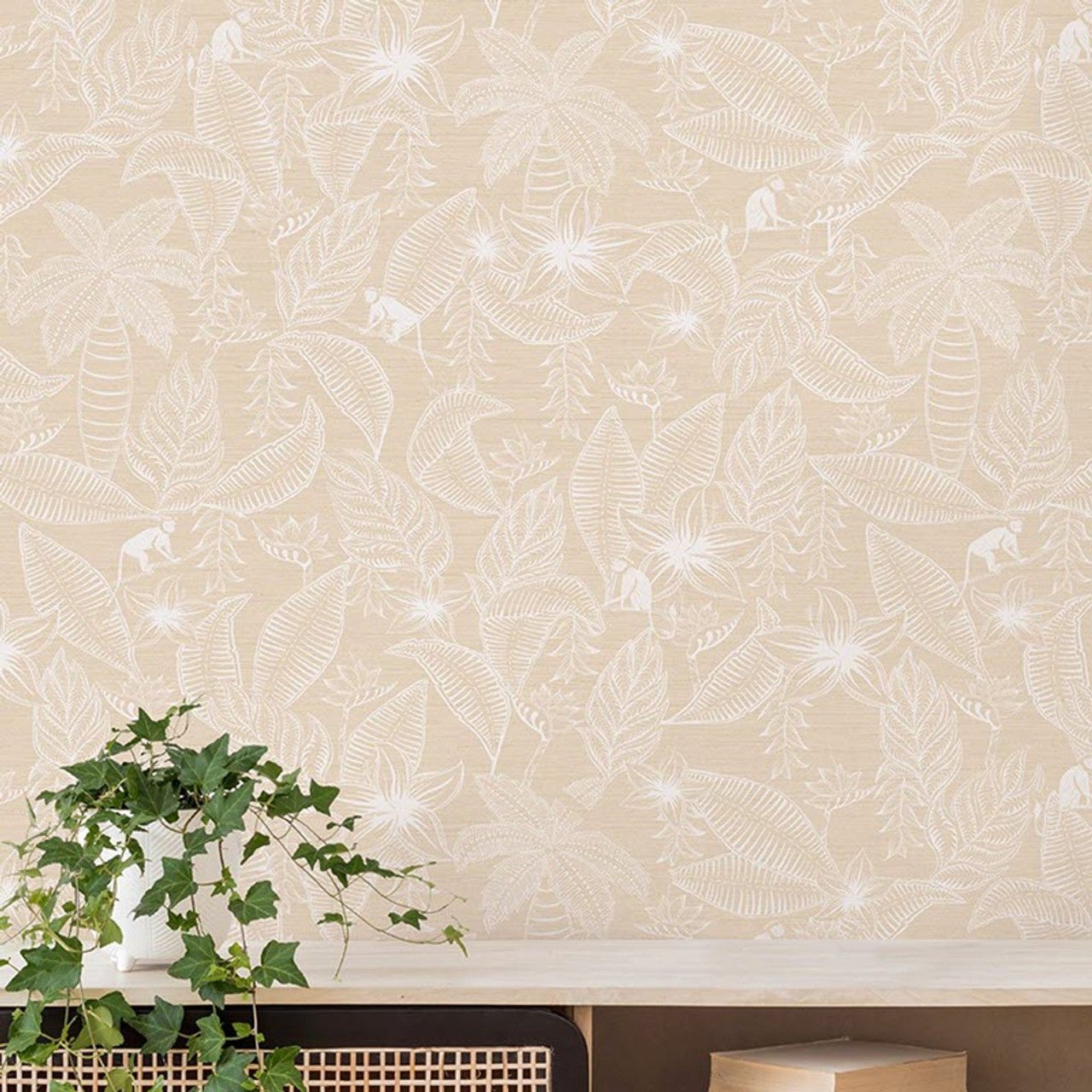 Monflo Fantasia Wallpaper - Pink - Ted Baker - 12703 - Premier Wallcovering