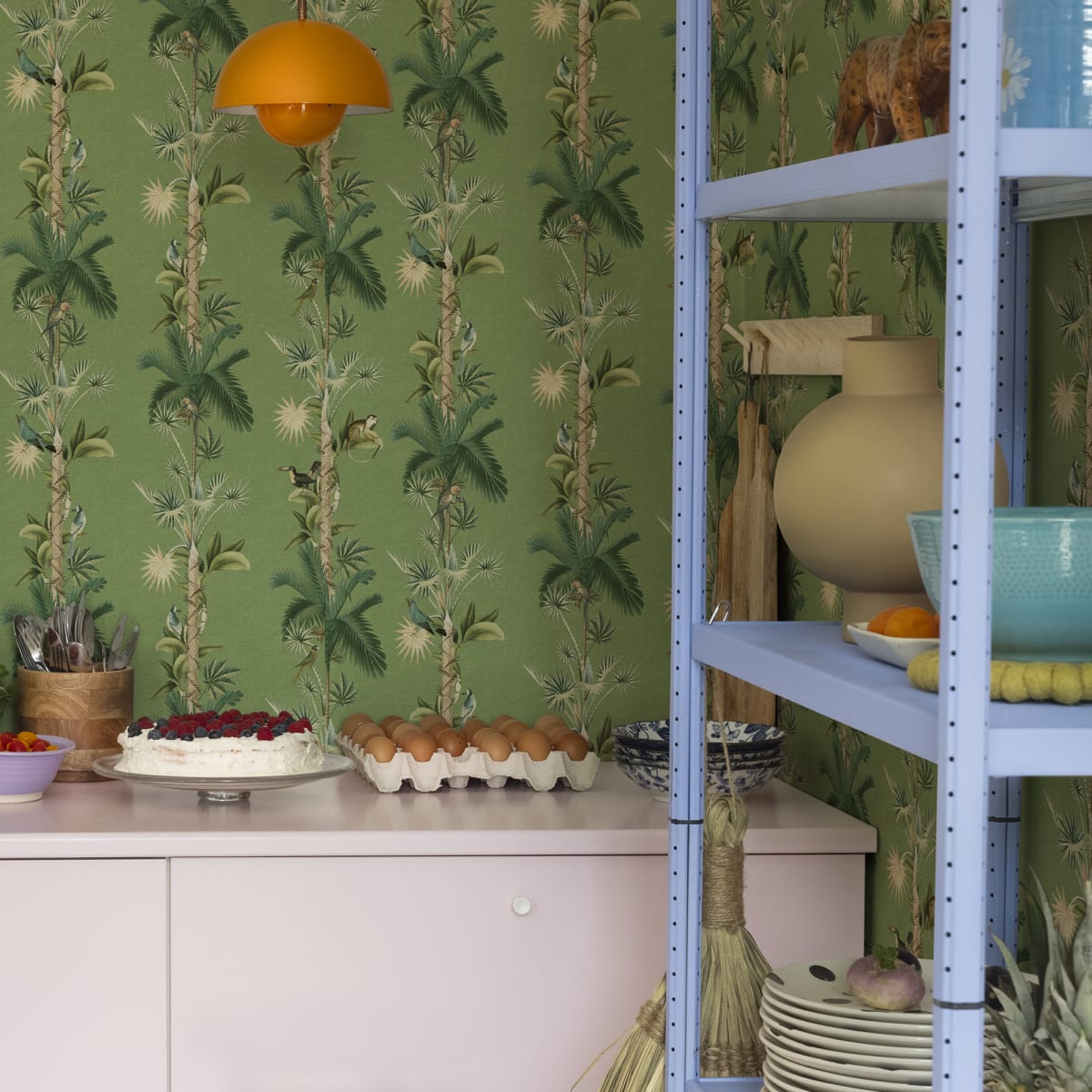 Monkey Island Wallpaper - Tropical - Rebel Walls - R18103 - Premier Wallcovering