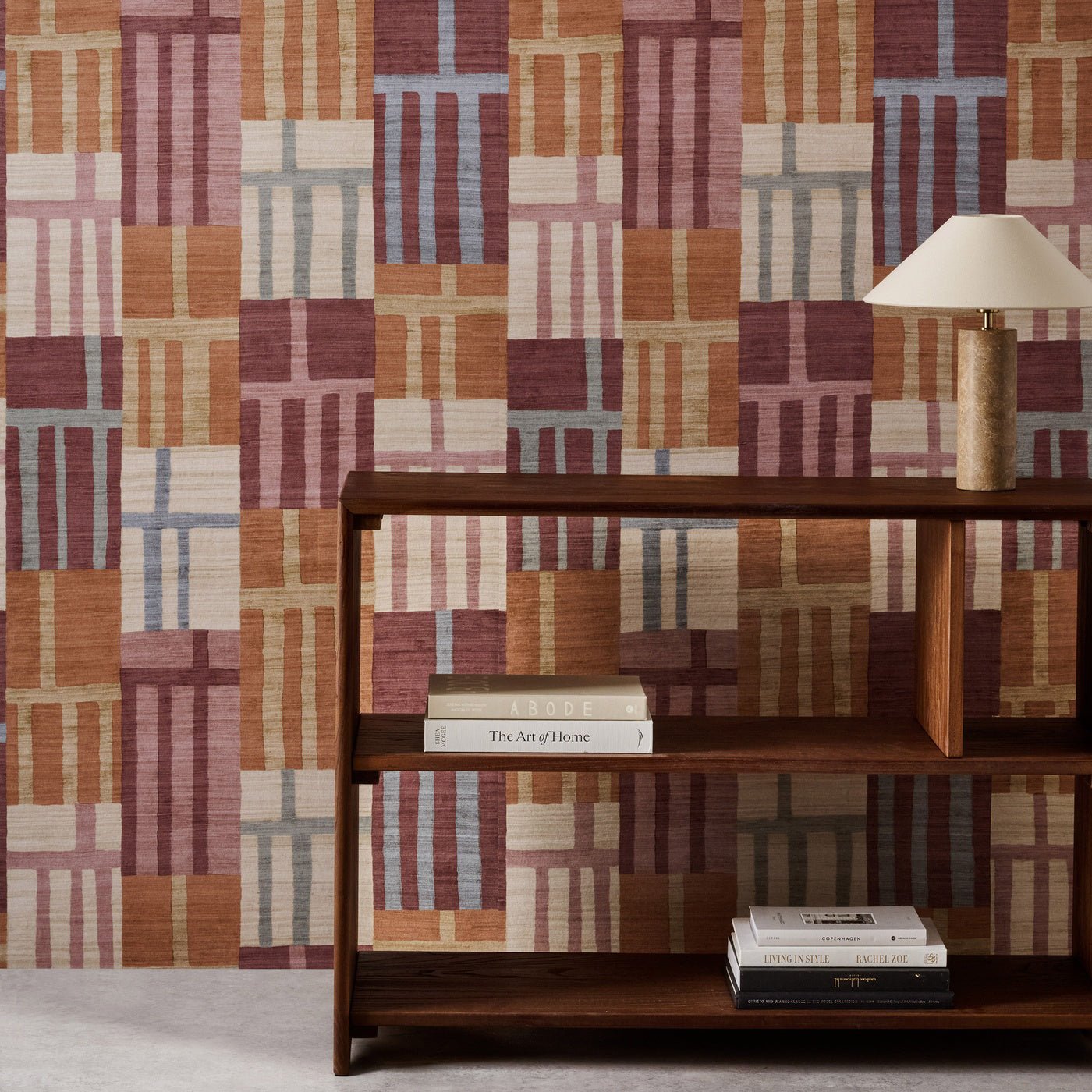 Monolith Wallpaper - Cinnabar / Amber - Harlequin - HDMW113320 - Premier Wallcovering