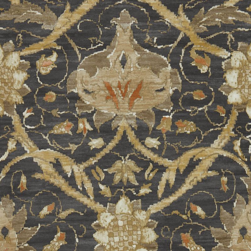 Montreal Wallpaper - Charcoal/Bronze - 216431 - Morris & Co - Premier Wallcovering
