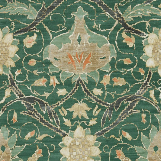 Montreal Wallpaper - Forest/Teal - Morris & Co - 216862 - Premier Wallcovering