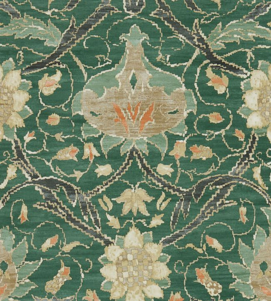 Montreal Wallpaper - Forest/Teal - 216432 - Morris & Co - Premier Wallcovering