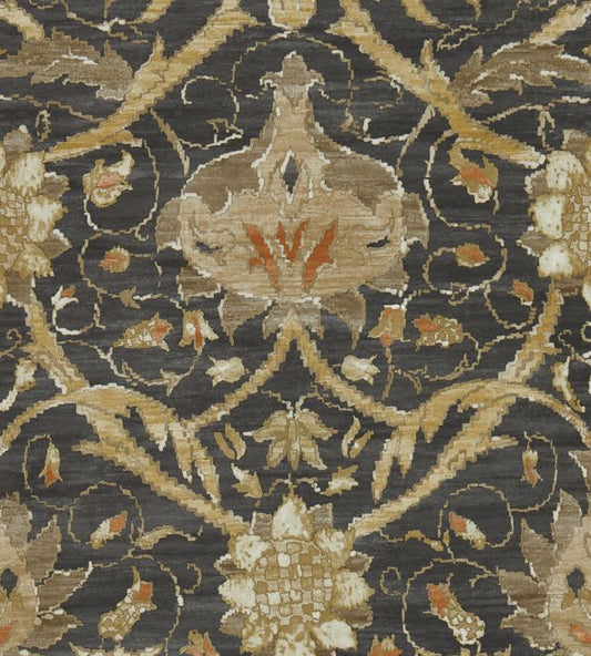 Montreal Wallpaper - Charcoal/Bronze - 216431 - Morris & Co - Premier Wallcovering