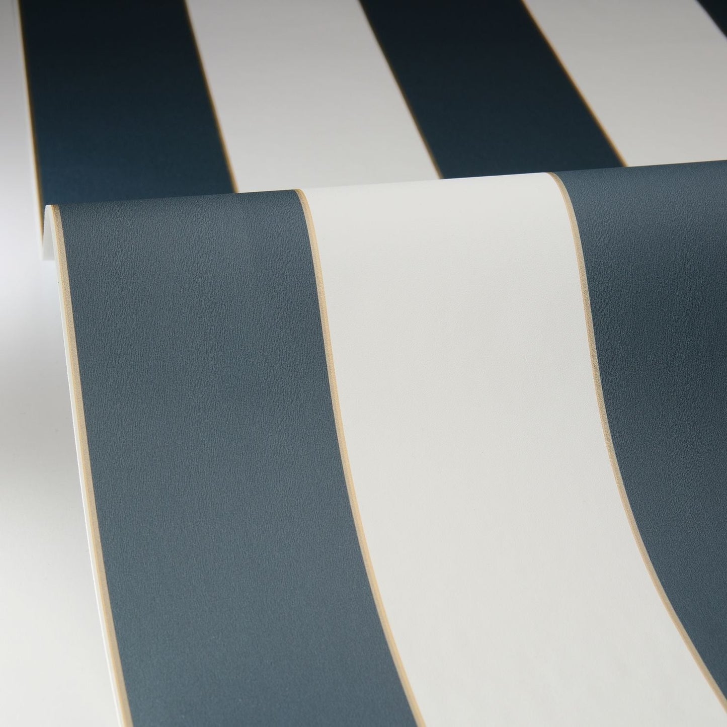 Moonlight Golden Lines Wallpaper - Bleu - Caselio - 101076112 - Premier Wallcovering