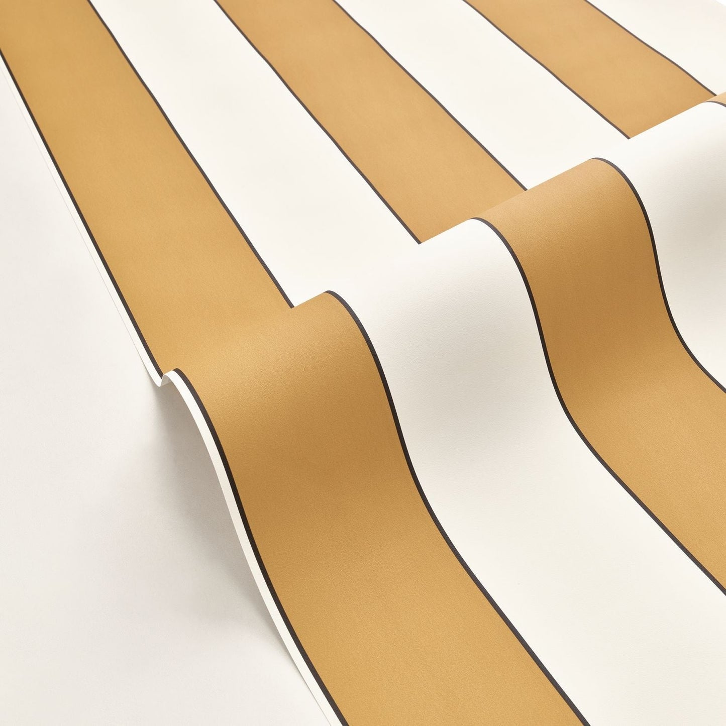 Moonlight Golden Lines Wallpaper - Moutarde - Caselio - 101072124 - Premier Wallcovering