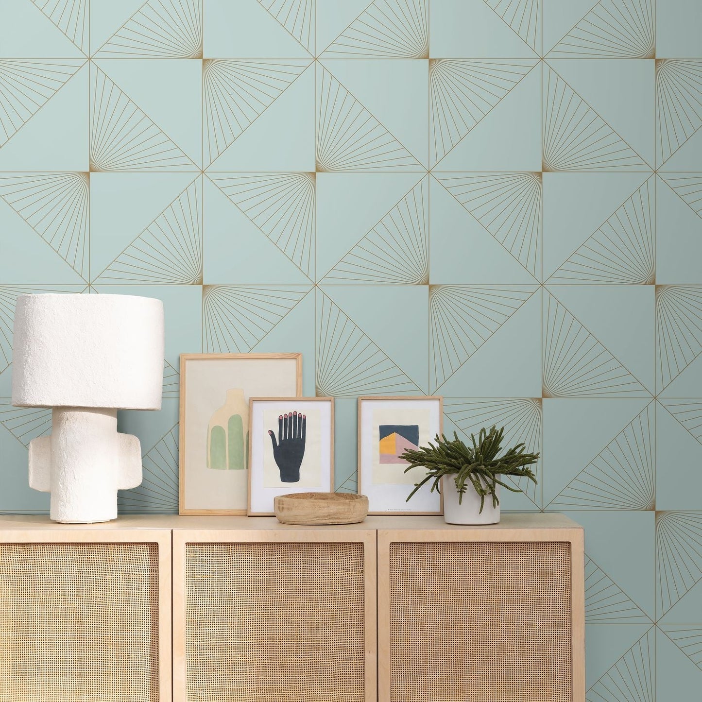 Moonlight Sunset Wallpaper - Smoke Blue - Caselio - 101056000 - Premier Wallcovering