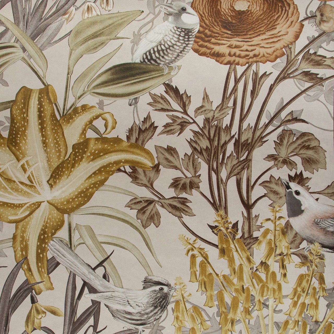 Moorea Tropical Wallpaper - Coconut - Hohenberger - 26728 - Premier Wallcovering