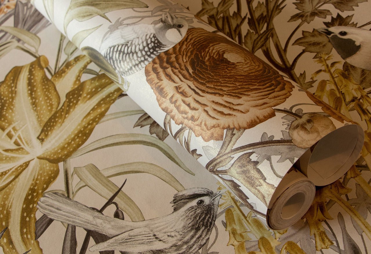 Moorea Tropical Wallpaper - Coconut - Hohenberger - 26728 - Premier Wallcovering