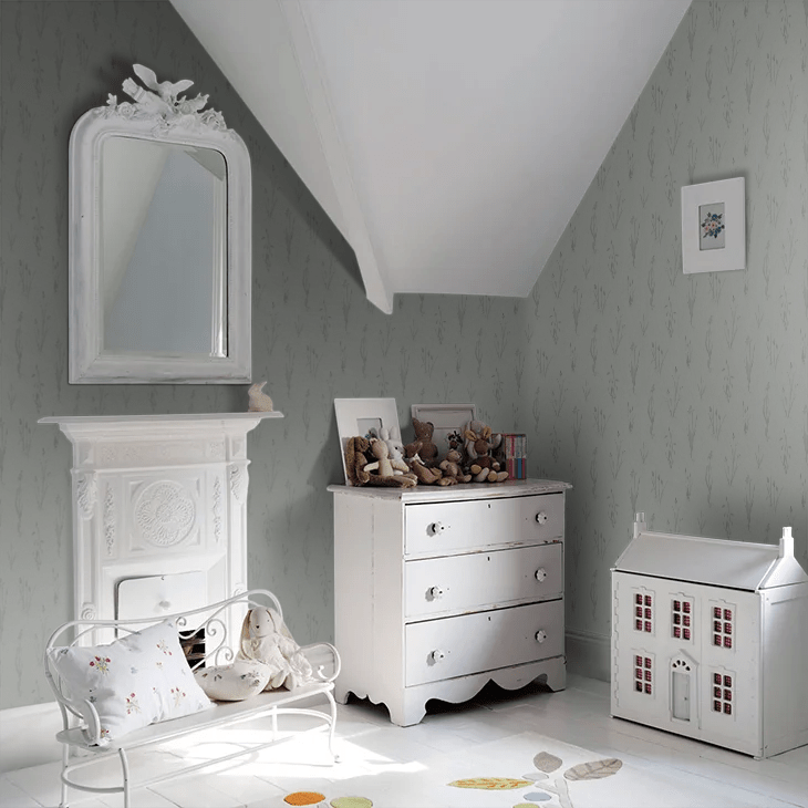 Moorland Wallpaper - Slate Blue - Boråstapeter - 4710 - Premier Wallcovering