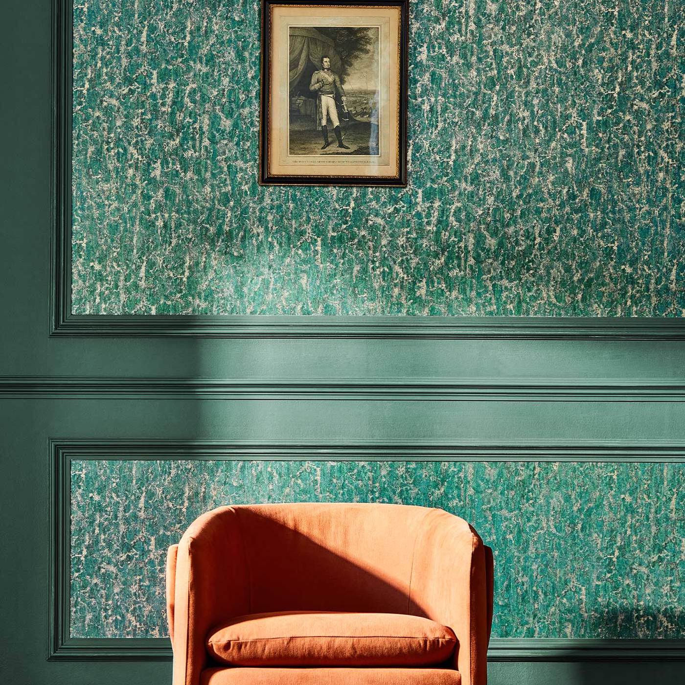 Moresque Glaze Wallpaper - Huntsmans Green - ZHIW312993 - Zoffany - Premier Wallcovering