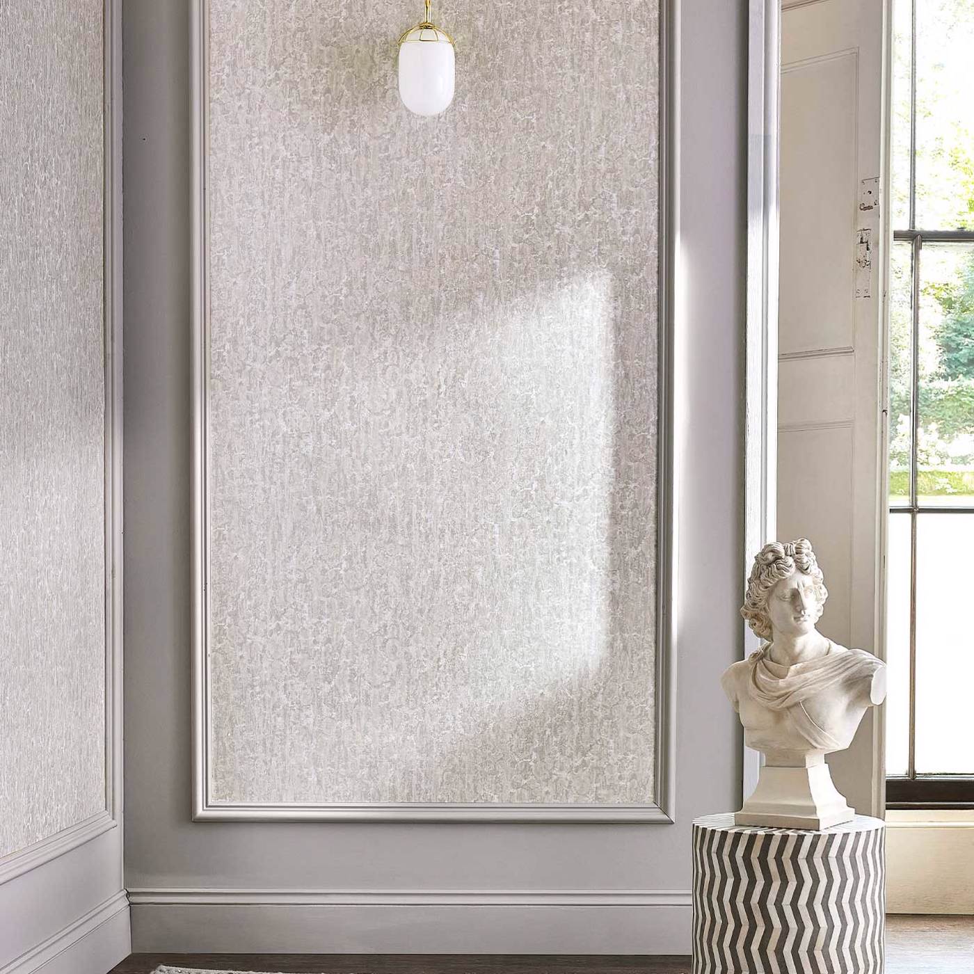 Moresque Glaze Wallpaper - Mineral - ZHIW312991 - Zoffany - Premier Wallcovering