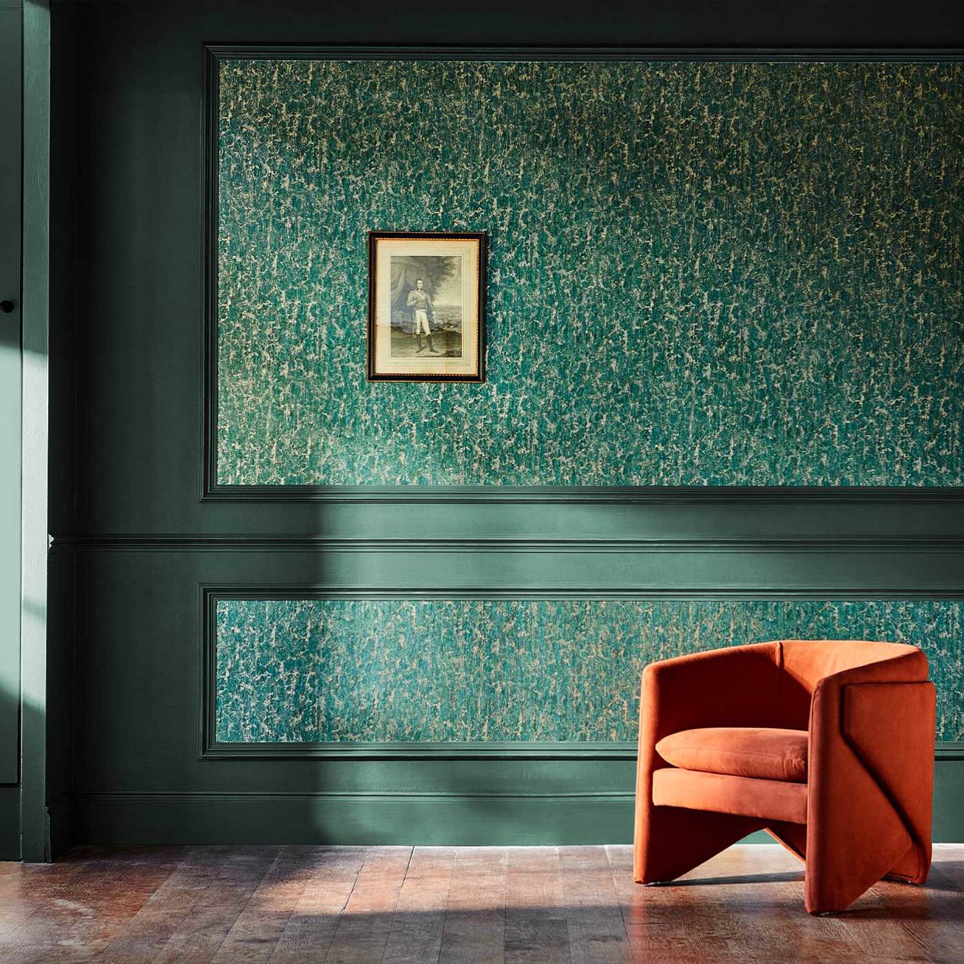 Moresque Glaze Wallpaper - Huntsmans Green - ZHIW312993 - Zoffany - Premier Wallcovering