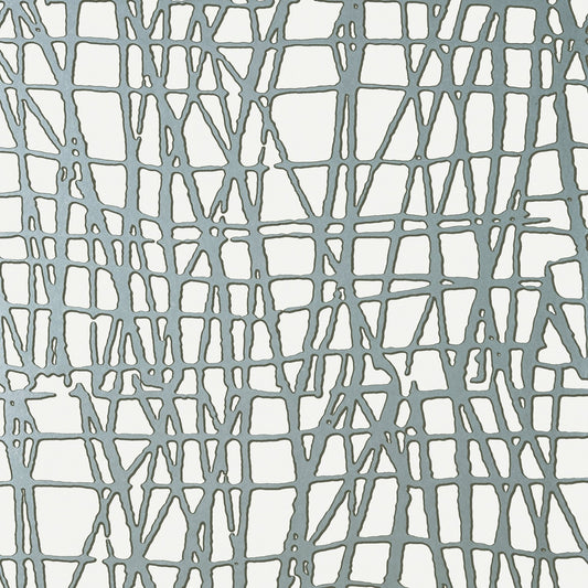 Mori Wallpaper - Metallic Silver - Thibaut - T449 - Premier Wallcovering