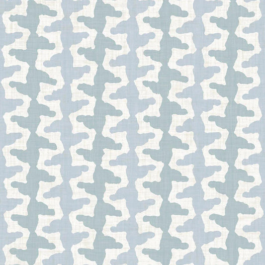 Morning Shore Wallpaper - Mineral Mist and Cornflower Blue - LAN100286 - Lucie Annabel - Premier Wallcovering