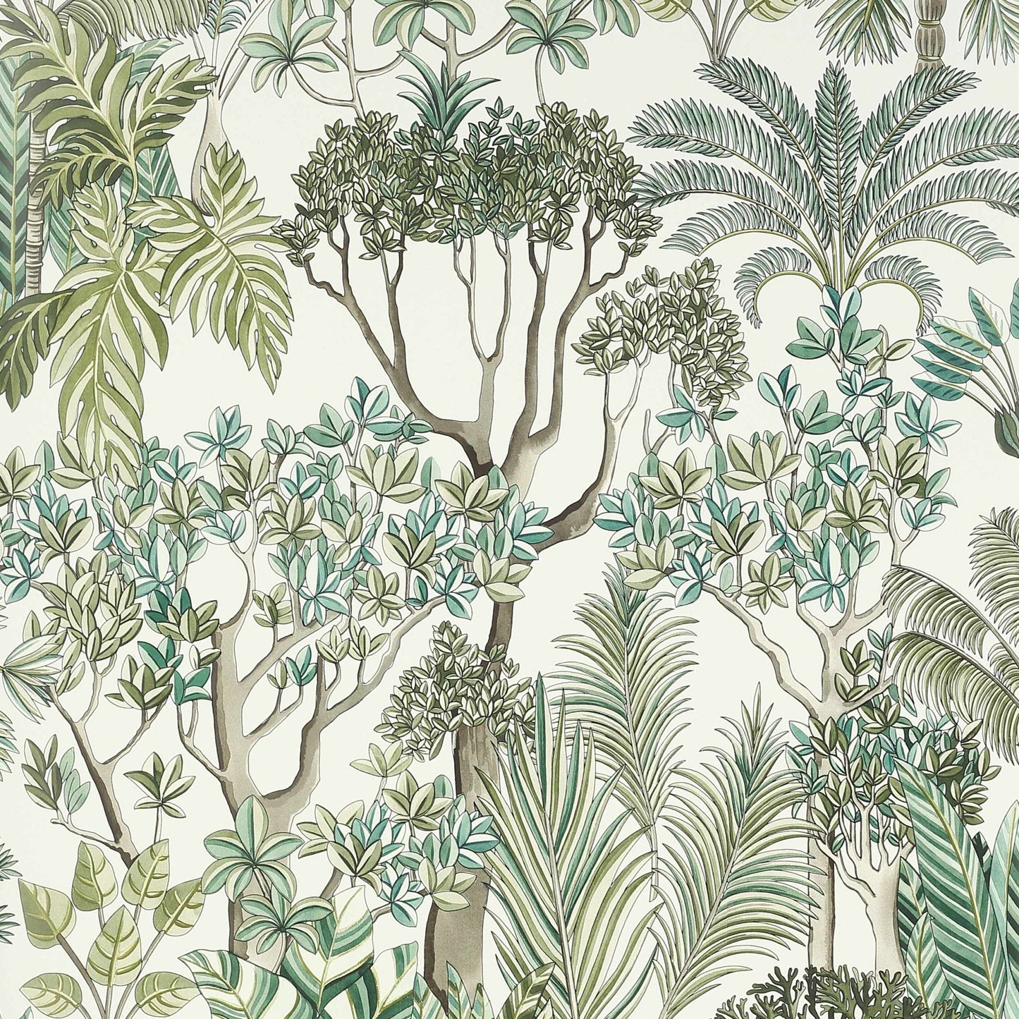 Morny Wallpaper - Vert de Gris - Manuel Canovas - 03094-02 - Premier Wallcovering