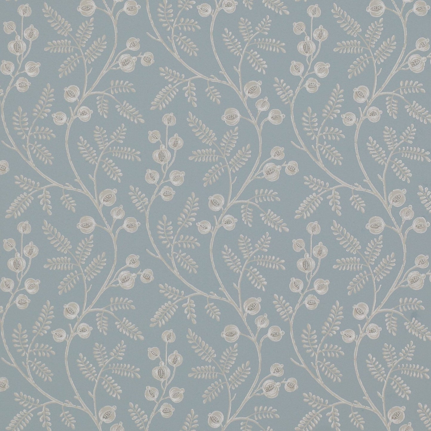 Morrigan Wallpaper - Old Blue - Colefax & Fowler - 07154/05 - Premier Wallcovering