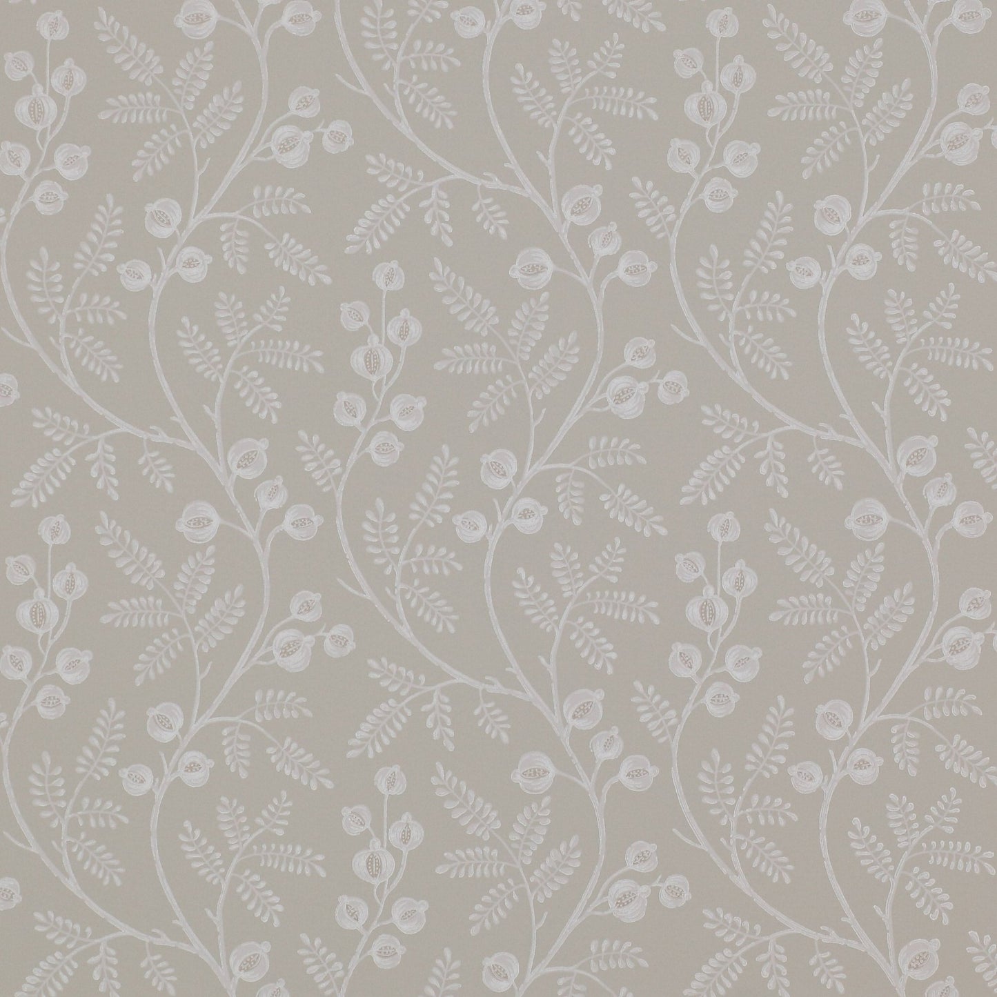 Morrigan Wallpaper - Silver - Colefax & Fowler - 07154/04 - Premier Wallcovering