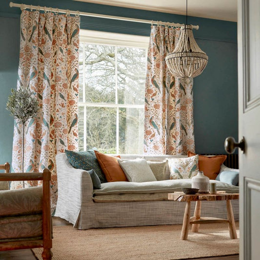 Morris Acorn Fabric - Ochre - Morris & Co - 236827 - Premier Wallcovering