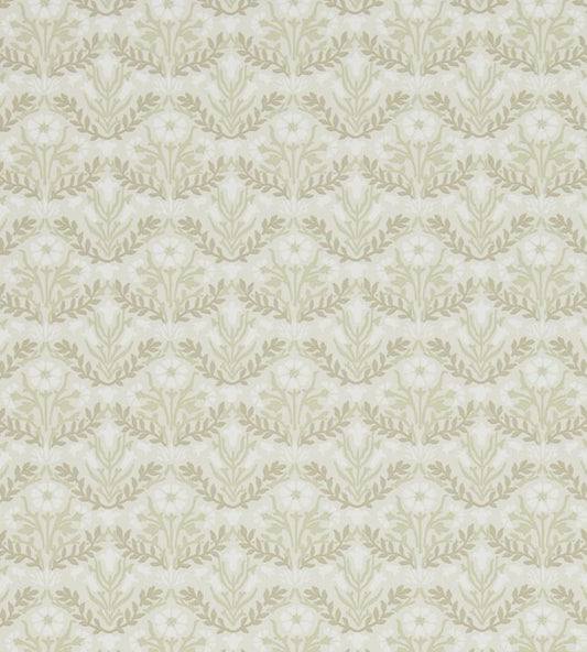 Morris Bellflowers Wallpaper - Manilla/Olive - 216434 - Morris & Co - Premier Wallcovering