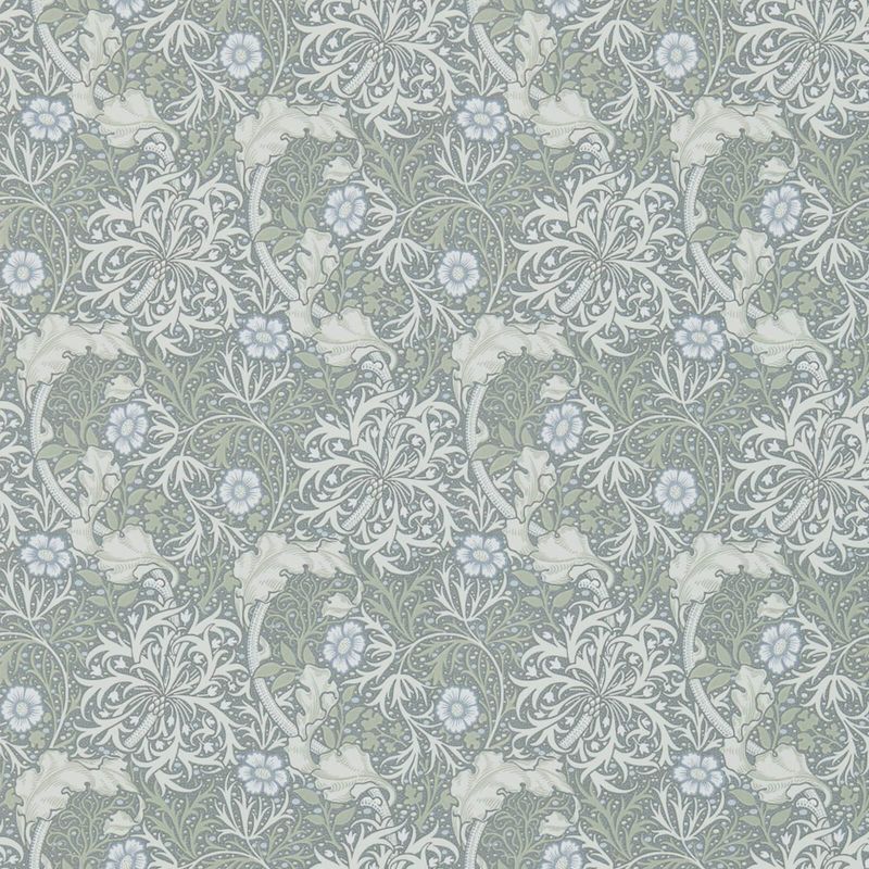 Morris Seaweed Wallpaper - Silver/Ecru - Morris & Co - 216825 - Premier Wallcovering