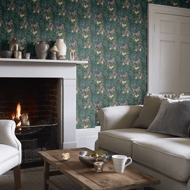 Morris Wallpaper - Dark Sable - Ohpopsi - WLD53109W - Premier Wallcovering