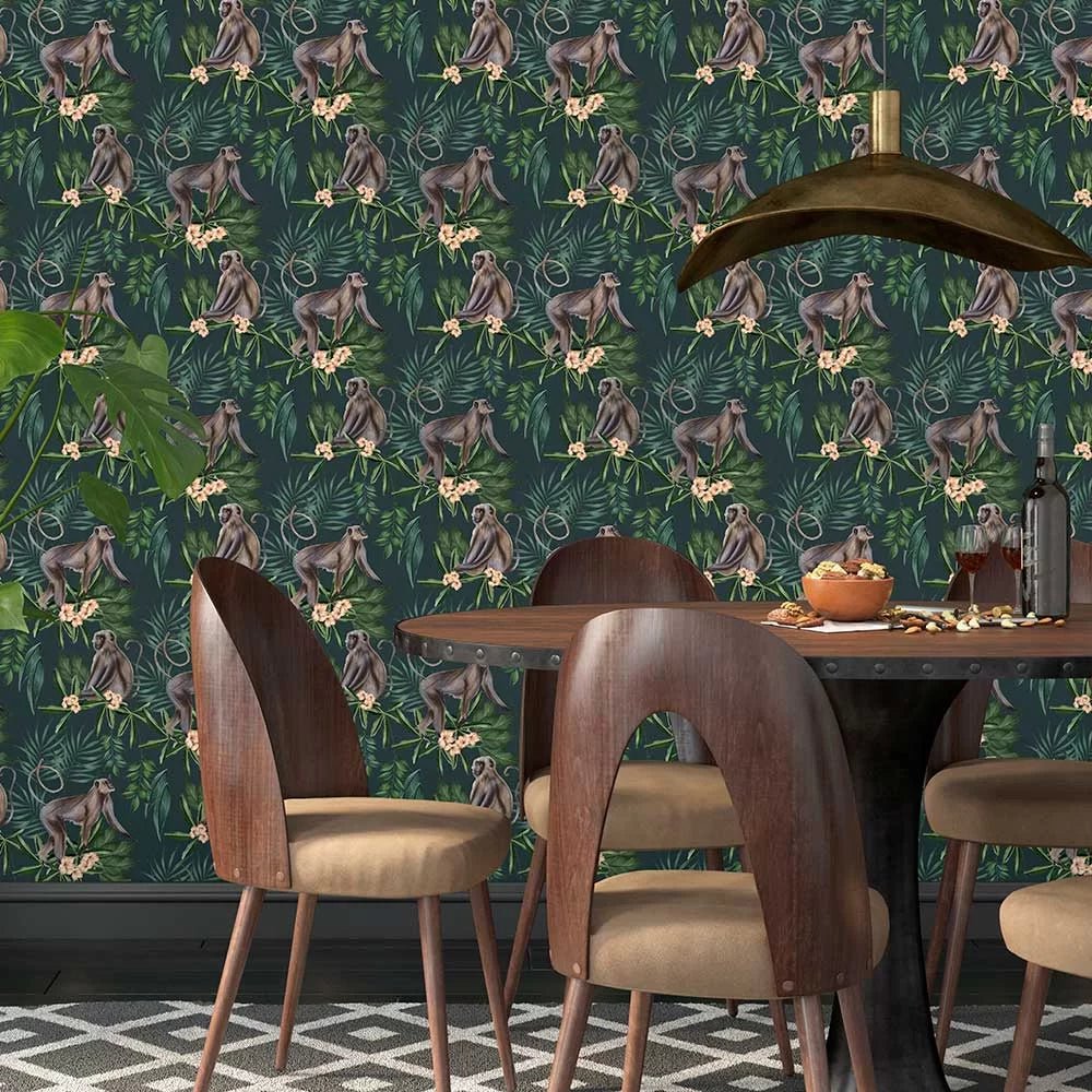 Morris Wallpaper - Dark Sable - Ohpopsi - WLD53109W - Premier Wallcovering