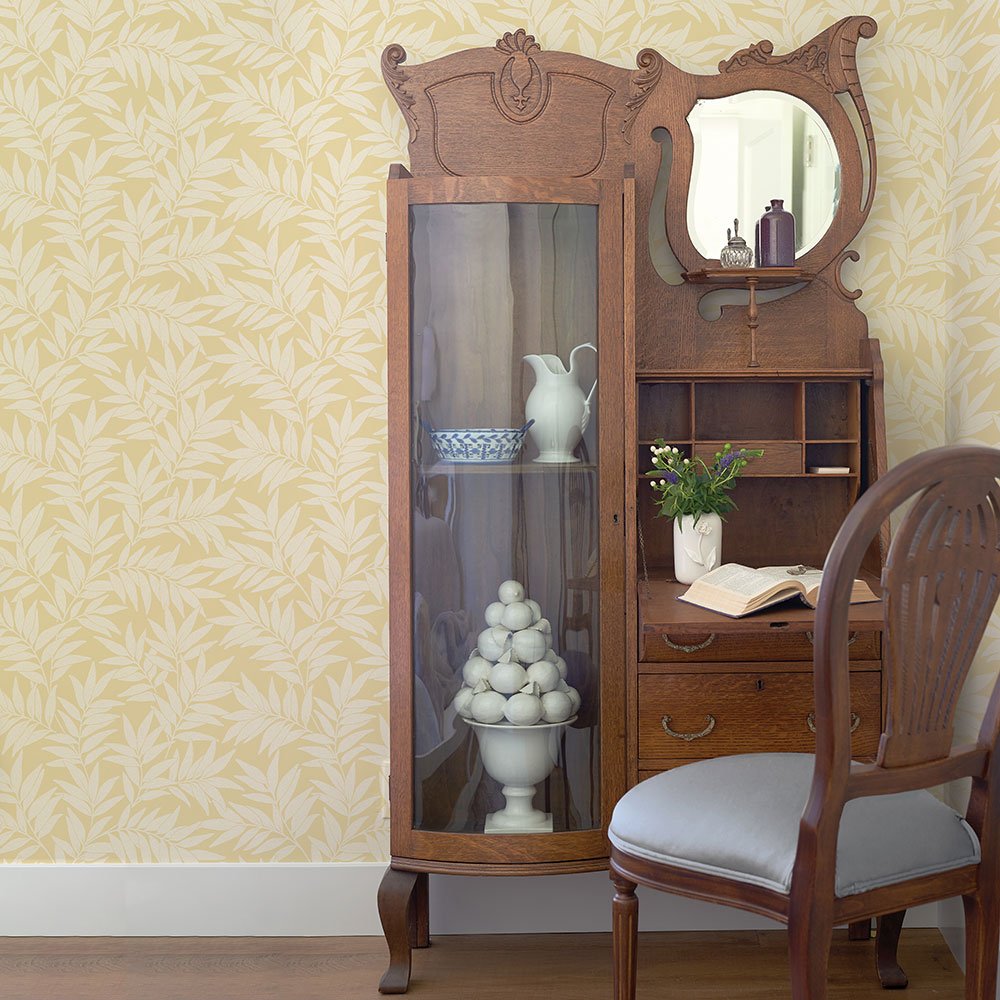 Morris Wallpaper - Yellow - A Street Prints - FD26120 - Premier Wallcovering