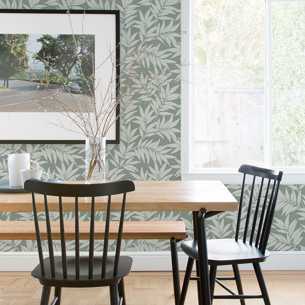 Morris Wallpaper - Green - A Street Prints - FD26122 - Premier Wallcovering