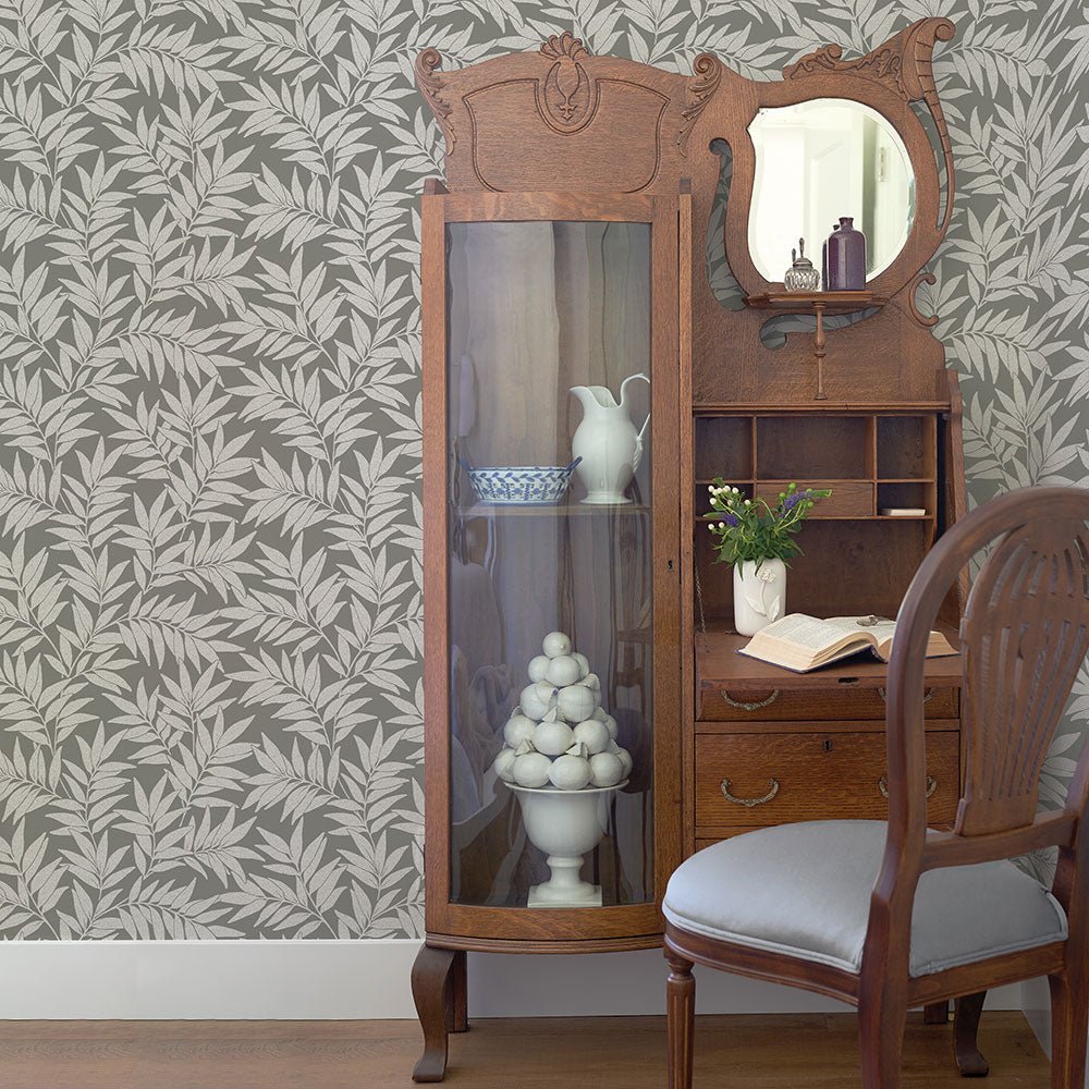 Morris Wallpaper - Medium Grey - A Street Prints - FD26123 - Premier Wallcovering