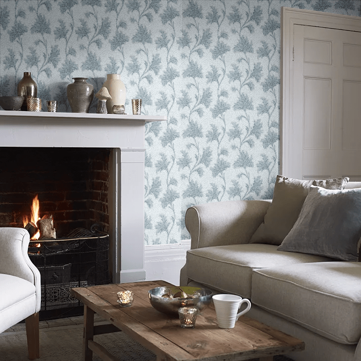 Mosaic Trail Wallpaper - Etruria - Little Greene - 0267MOETRUR - Premier Wallcovering