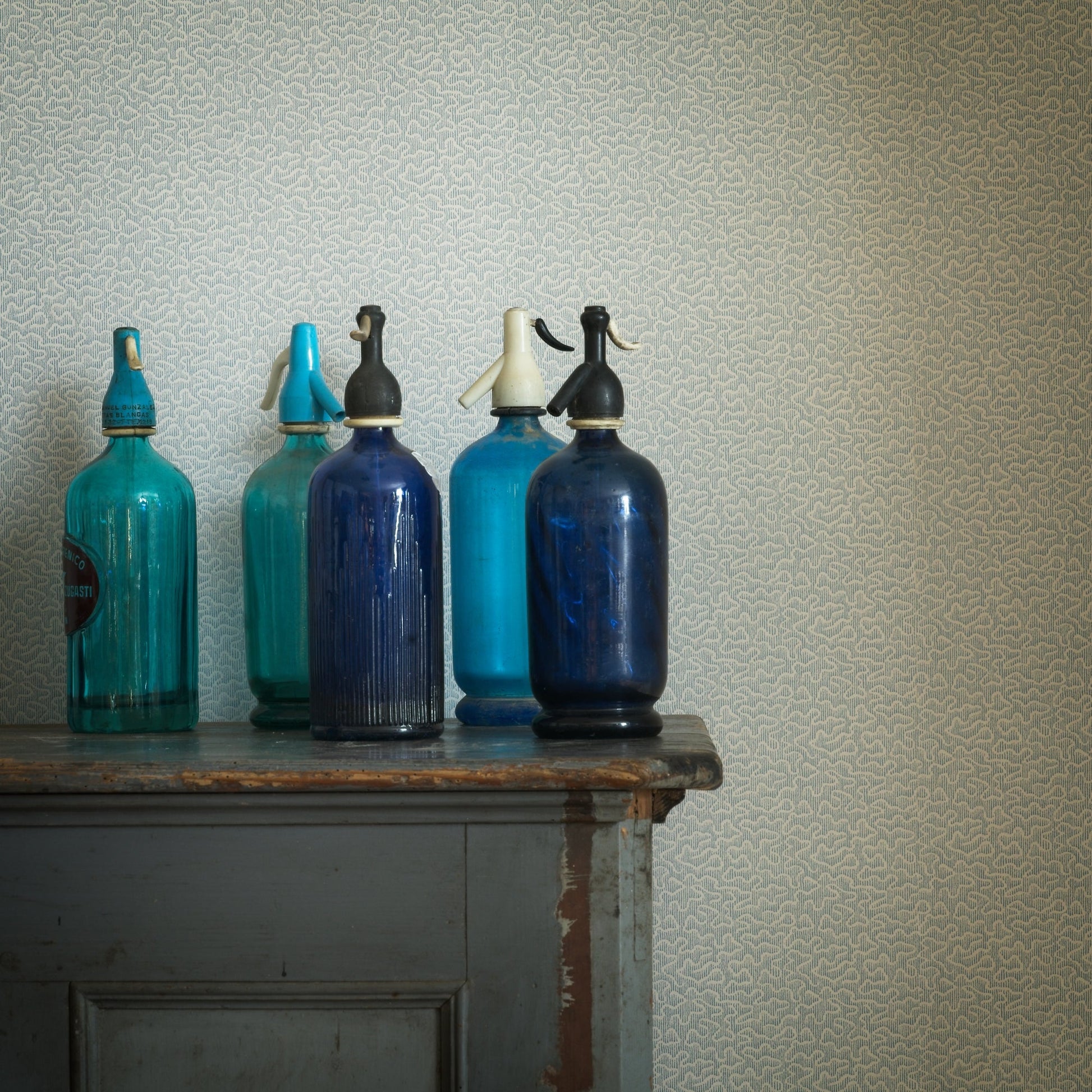 Moss Wallpaper - Leaf Green - Andrew Martin - GPWMOLE - Premier Wallcovering