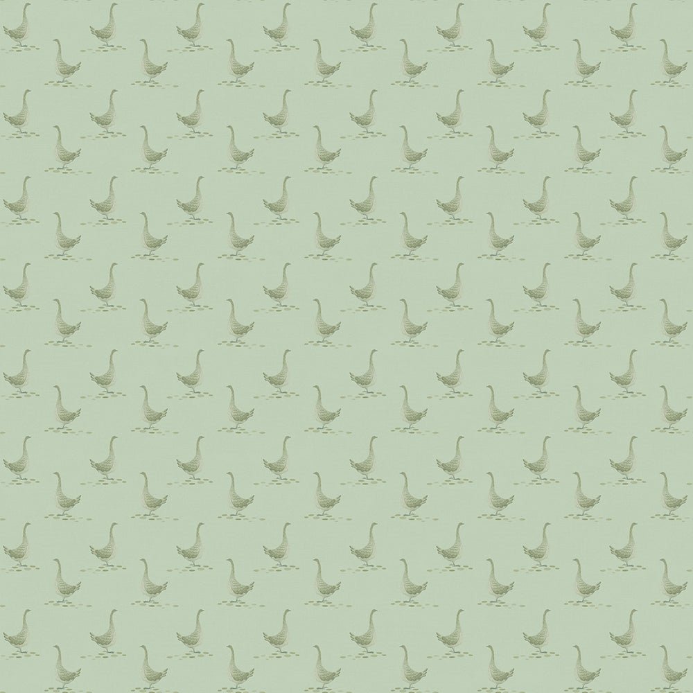 Mother Goose Wallpaper - Laurel Green - LAN100227 - Lucie Annabel - Premier Wallcovering