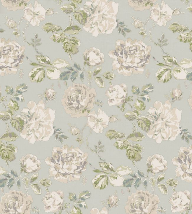 Mottisfont Wallpaper - Duck Egg - Madeaux - W1800 - 04 - Premier Wallcovering