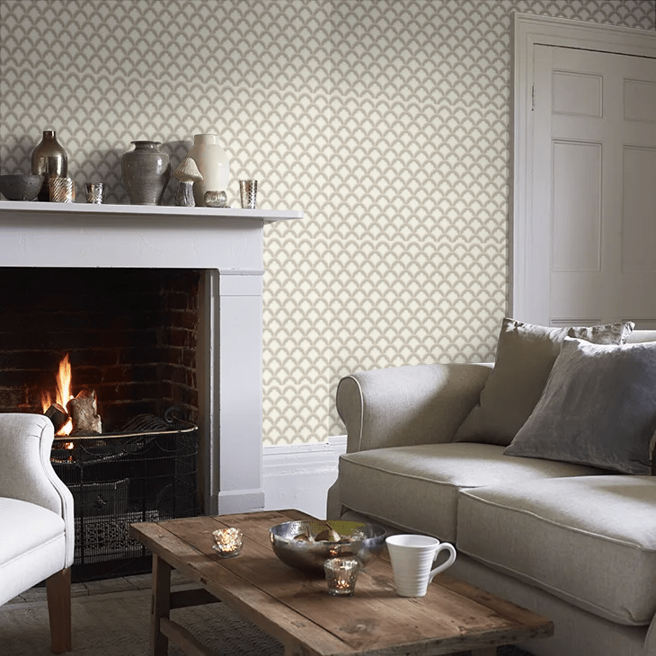 Mount Temple Small Wallpaper - Pebble - GP & J Baker - BW45099/6 - Premier Wallcovering