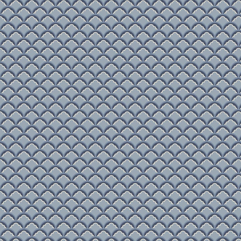 Mount Temple Small Wallpaper - Blue - GP & J Baker - BW45099/1 - Premier Wallcovering
