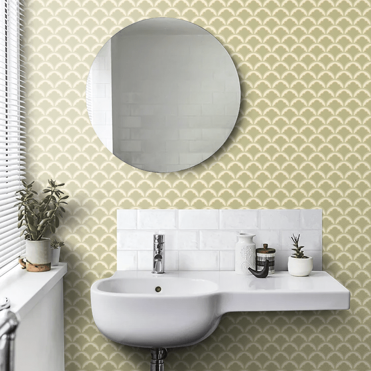 Mount Temple Small Wallpaper - Sage - GP & J Baker - BW45099/5 - Premier Wallcovering