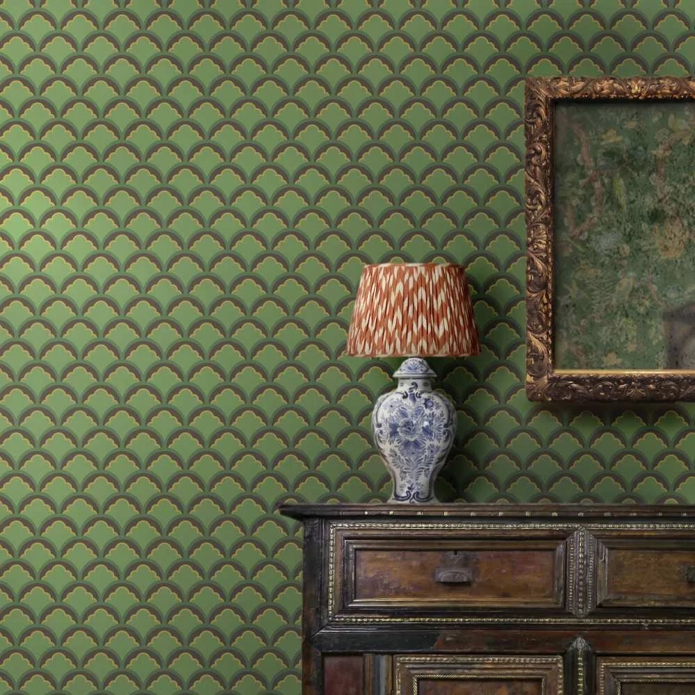 Mount Temple Small Wallpaper - Emerald - GP & J Baker - BW45099/3 - Premier Wallcovering