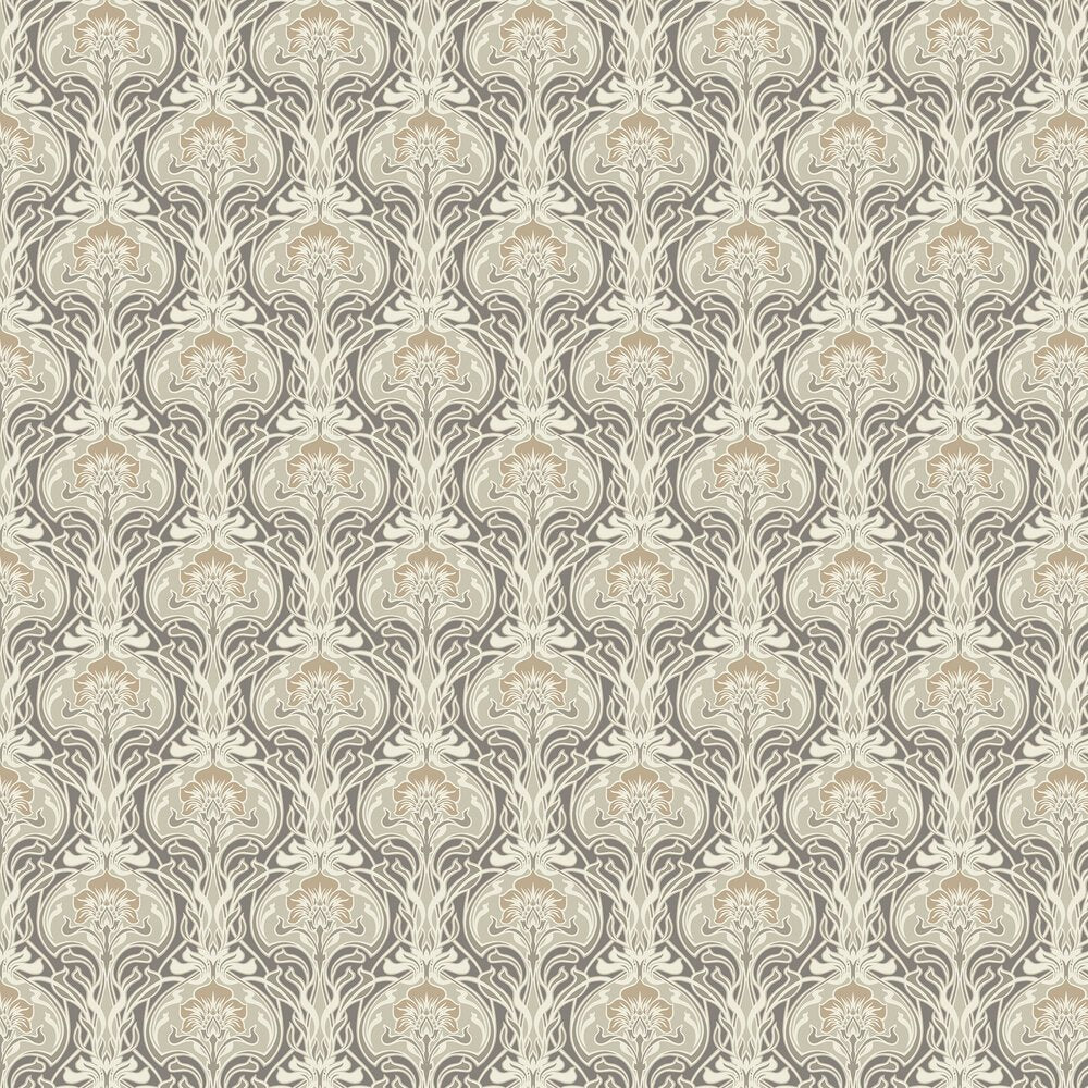 Mucha Wallpaper - Brown - A Street Prints - FD26150 - Premier Wallcovering