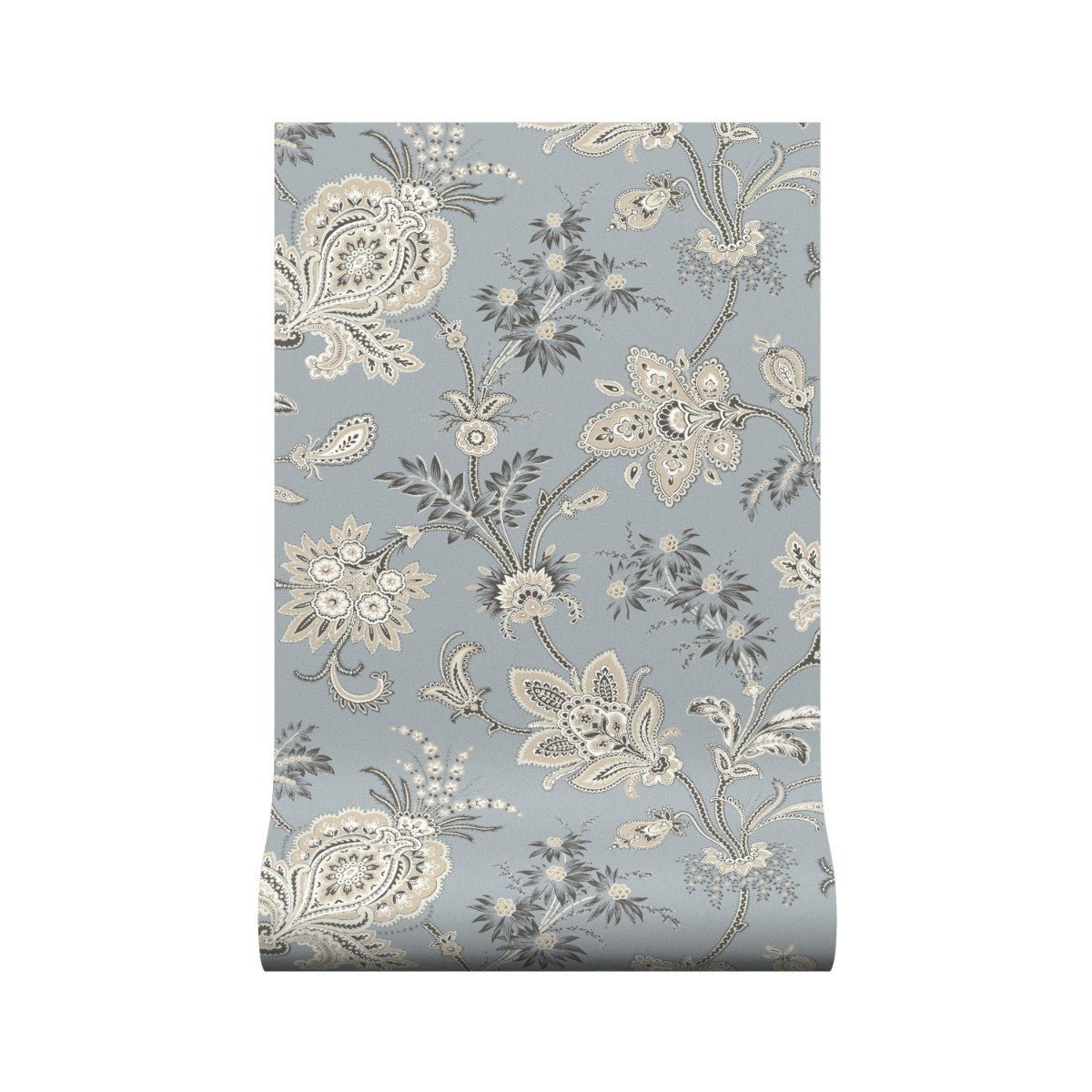 Mughal Trail Wallpaper - Pearl Blue - Warner House - Premier Wallcovering