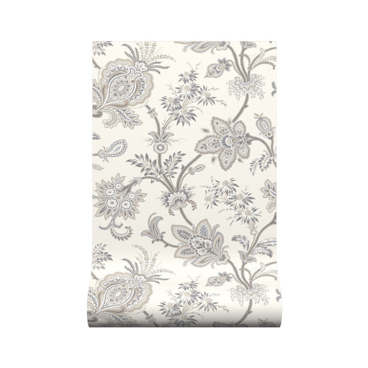 Mughal Trail Wallpaper - Ivory - Warner House - Premier Wallcovering