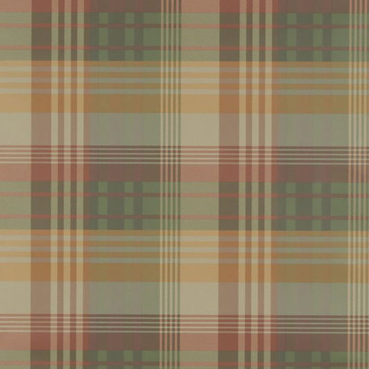 Mulberry Ancient Tartan Wallpaper - Spice - Mulberry Home - FG079/T30 - Premier Wallcovering