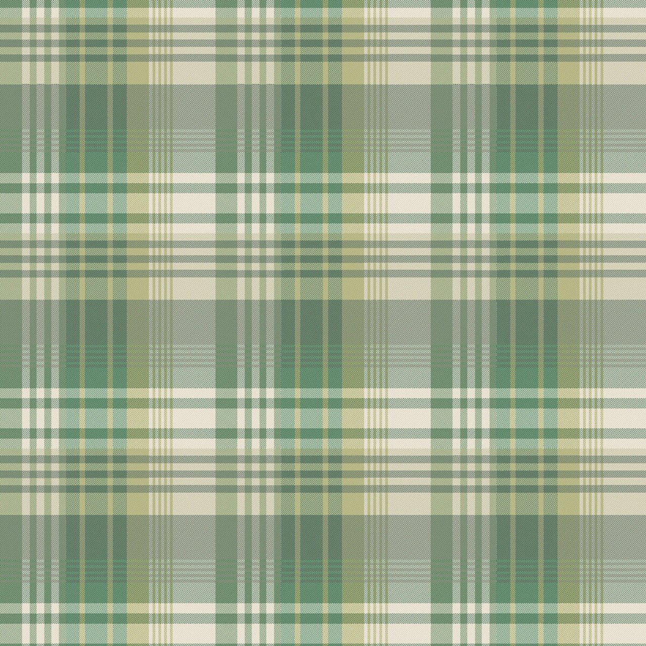 Mulberry Ancient Tartan Wallpaper - Emerald - Mulberry Home - FG100/S16 - Premier Wallcovering