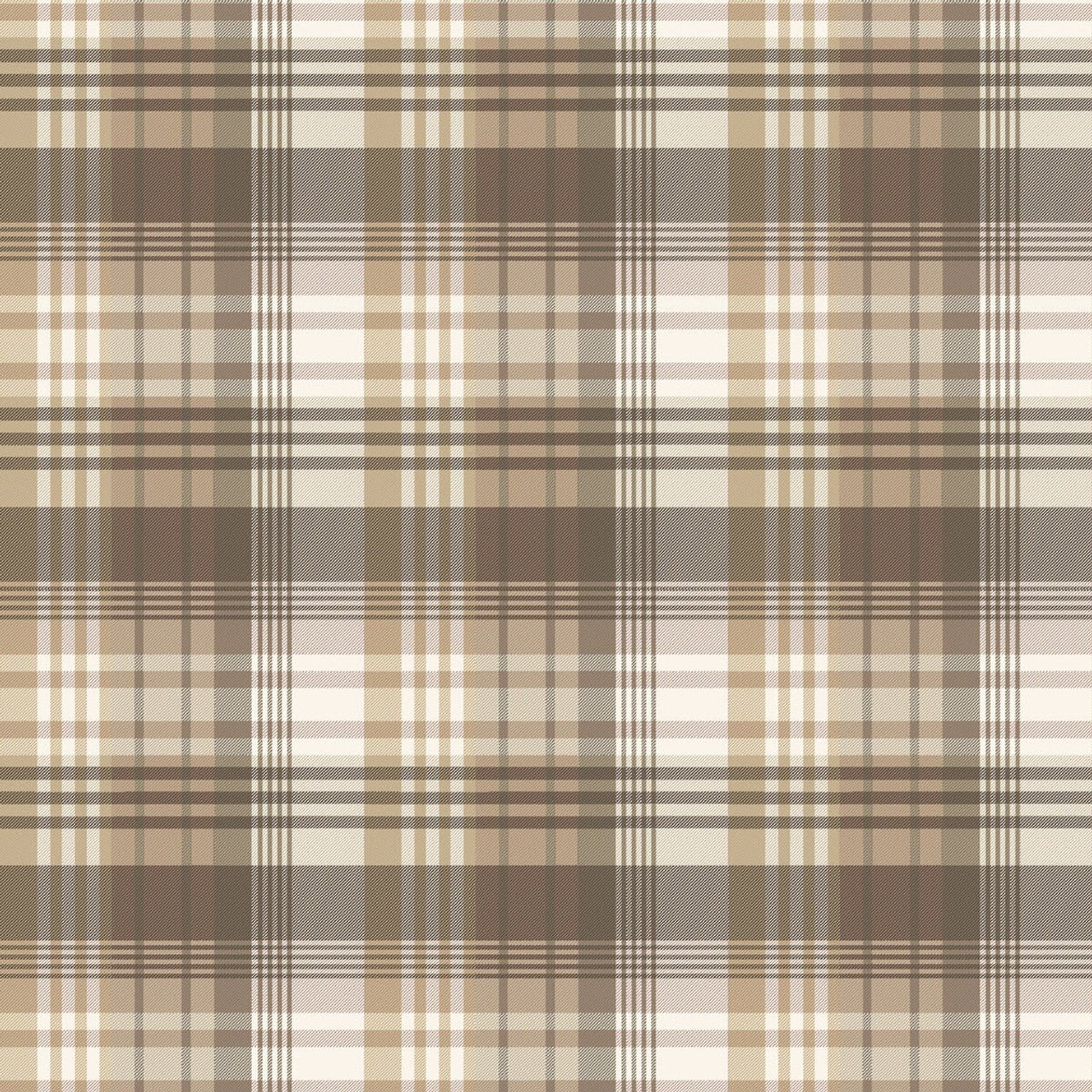Mulberry Ancient Tartan Wallpaper - Woodsmoke - Mulberry Home - FG100/A15 - Premier Wallcovering